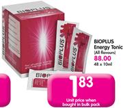 Bioplus Energy Tonic(All Flavours)-48x10Ml