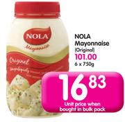 Nola Mayonnaise(Original)-6x750G