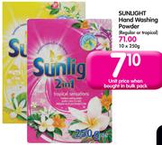 Sunlight Hand Washing Powder-10x250G