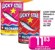 Lucky Star Pilchards In Sauce-12x400G