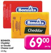 Bonnita Cheddar Or Gouda Cheese Loaf-Per Kg