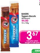 Bakers Toppers Biscuits(All Flavours)-12x125G