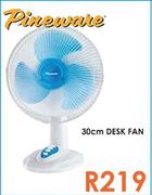 Pineware 30cm Desk Fan