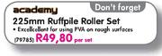 Academy Ruffpile Roller Set-225mm