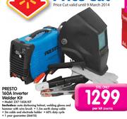 Presto 160A Inverter Welder Kit ZX7-160A-KIT-Per Kit