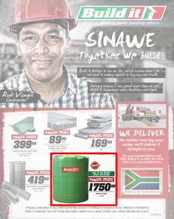 Build It KZN : Sinawe Together We Build (13 Feb - 8 Mar 2014), page 1