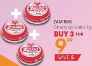 Zan-Buk Cherry Lip Balm-3x7G