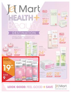 Jet Mart : Health & Beauty Destination (24 Feb - 9 Mar 2014), page 1