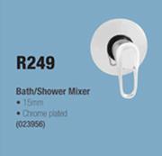 ISCA Janus 15mm Chrome Plated Bath/Shower Mixer
