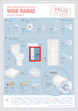 Plumblink : Store Opening Specials With A Wide Range Of Stock Available (17 Feb - 14 Mar 2014), page 1