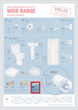 Plumblink : Store Opening Specials With A Wide Range Of Stock Available (17 Feb - 14 Mar 2014), page 1