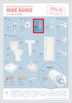 Plumblink : Store Opening Specials With A Wide Range Of Stock Available (17 Feb - 14 Mar 2014), page 1
