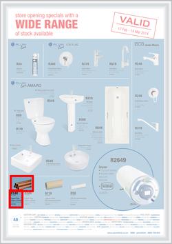 Plumblink : Store Opening Specials With A Wide Range Of Stock Available (17 Feb - 14 Mar 2014), page 1