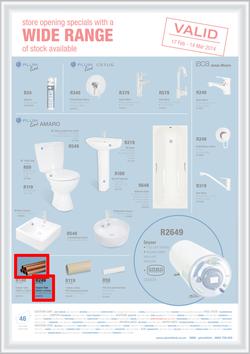Plumblink : Store Opening Specials With A Wide Range Of Stock Available (17 Feb - 14 Mar 2014), page 1