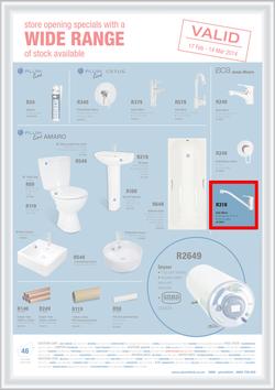 Plumblink : Store Opening Specials With A Wide Range Of Stock Available (17 Feb - 14 Mar 2014), page 1