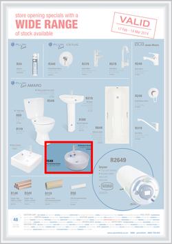 Plumblink : Store Opening Specials With A Wide Range Of Stock Available (17 Feb - 14 Mar 2014), page 1