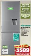 Hisense 244Ltr Silwer Yskas Vrieskas H345BME-WD