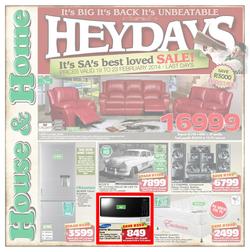 House & Home : HEYDAYS (19 Feb - 23 Feb 2014), page 1