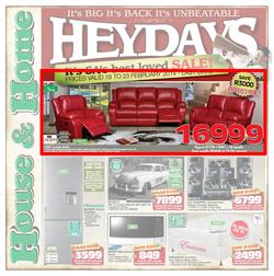 House & Home : HEYDAYS (19 Feb - 23 Feb 2014), page 1