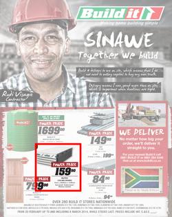 Build It Lowveld : Sinawe Together We Build (20 Feb - 8 Mar 2014), page 1