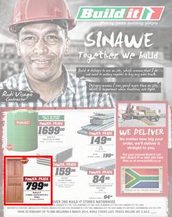 Build It Lowveld : Sinawe Together We Build (20 Feb - 8 Mar 2014), page 1