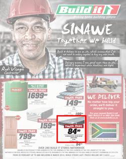 Build It Lowveld : Sinawe Together We Build (20 Feb - 8 Mar 2014), page 1