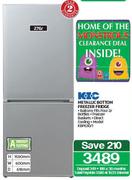 KIC Metallic Bottom Freezer Fridge KBF630/1