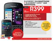 Blackberry Q10 Smartphone + Blackberry Curve 9320 Smartphone-On Smart S