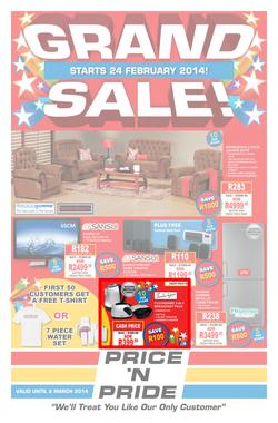 Price 'n Pride : Grand Sale! (24 Feb - 8 Mar 2014), page 1