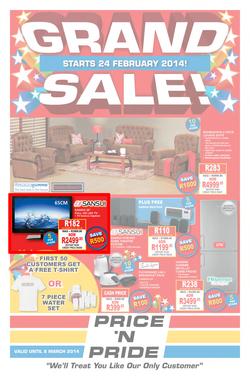 Price 'n Pride : Grand Sale! (24 Feb - 8 Mar 2014), page 1