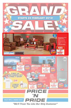 Price 'n Pride : Grand Sale! (24 Feb - 8 Mar 2014), page 1