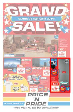 Price 'n Pride : Grand Sale! (24 Feb - 8 Mar 2014), page 1