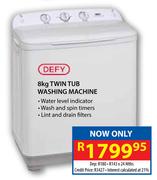 Defy 8kg Twin Tub Washing Machine