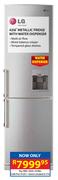 LG 420Ltr Metallic Fridge With Water Dispenser