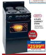 Defy 4 Plate Compact Stove