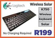 Logitech Wireless Keyboard Solar(K750)