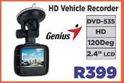 Genius HD Vehicle Recorder DVD 535