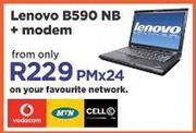 Lenovo B590 NB + Modem-On Your Favourite Network