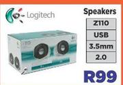 Logitech 2.0 Speakers USB 3.5mm(Z110)