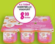 Dairybelle Yoghurt-6 x 100ml Per Pack