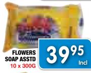 Flowers Soap Asstd-10x300G