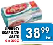 Lifebuoy Soap Bath Asstd-6x200G
