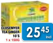 Closemyer Tea Ginger 10's-1x150G