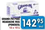 Grand-Pa PWD Headache Reg(Powder)-12x10's