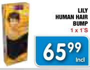 Lily Human Hair Bump-1x1's