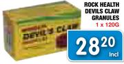 Rock Health Devils Claw Granules-1x120G