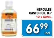 Hercules Castor Oil B.P-12x50Ml