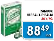Zambuk Herbal Lip Blam-36x7G