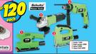 Schultz 135W Sander/500W Angle Grinder/400W Jigsaw or 500W Impact Drill-Each