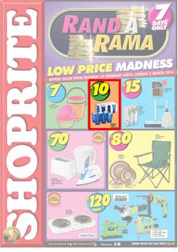 Shoprite Western Cape : Rand A Rama (24 Feb - 2 Mar 2014), page 1